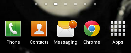 SQLAuthority News - Reset Messaging (SMS/Text) Icon Count in Android Jelly Bean android (1) 